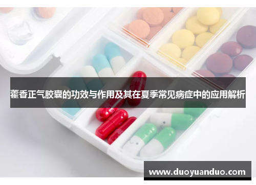 藿香正气胶囊的功效与作用及其在夏季常见病症中的应用解析